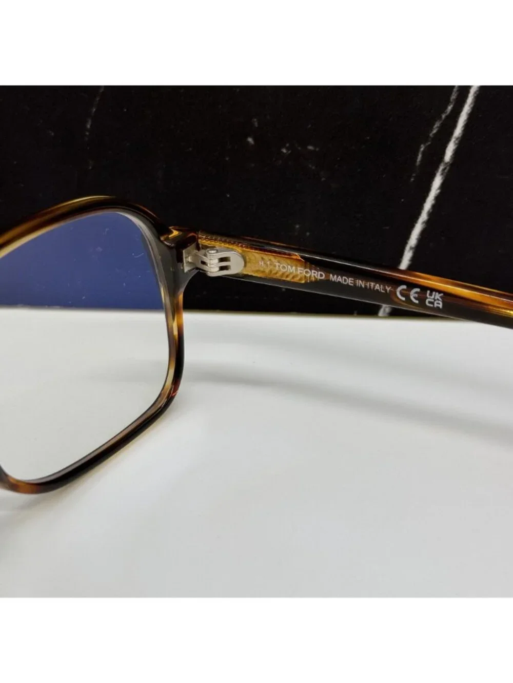 NEW TOM FORD TF6058 055 HAVANA MEN AVIATOR EYEGLASSES TOM FORD FT6058 055